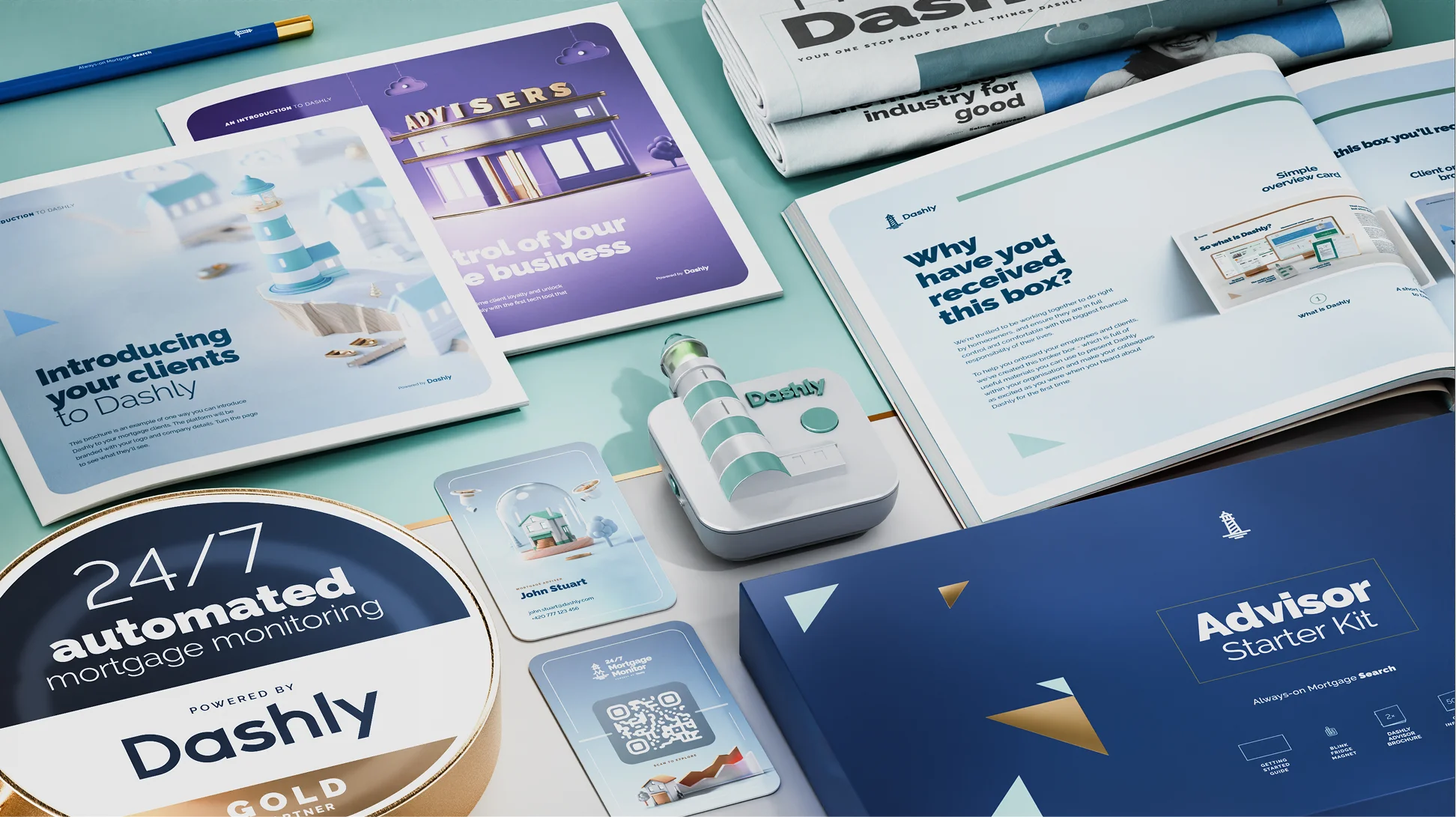 Brand identity for a most innovative mortgage fintech